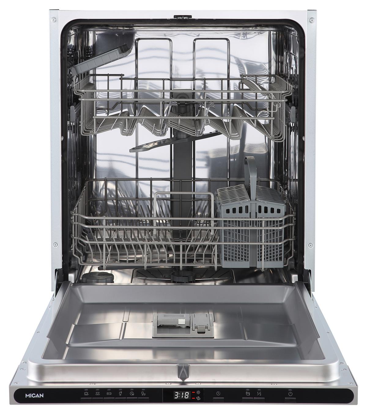 Geschirrspüler GSV60DM Silberfarben - Silberfarben, Basics, Kunststoff/Metall (59,8/82/55cm) - Mican