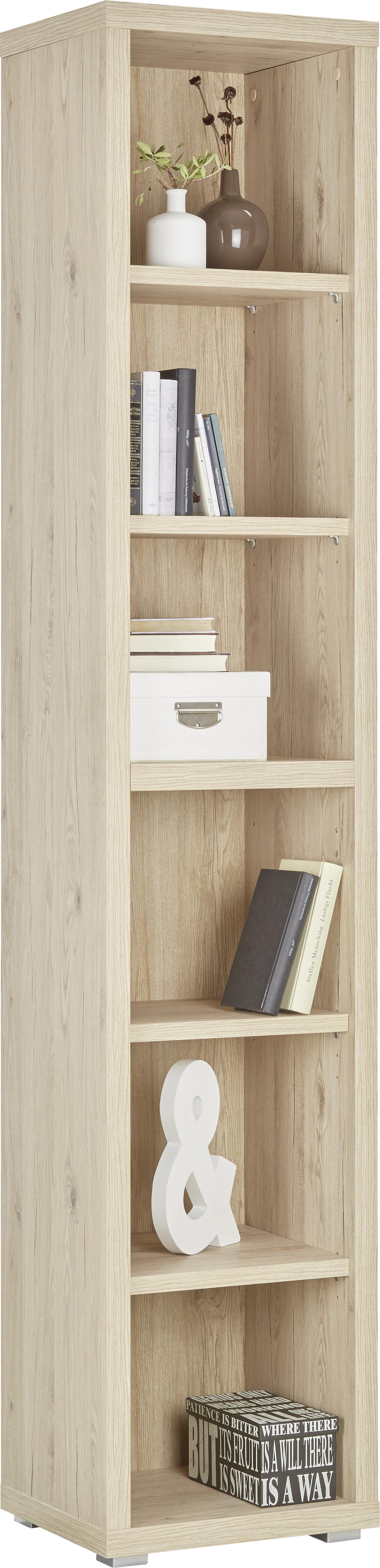 Regal aus Eiche - MODERN, Holz (44/220/36cm) - Modern Living
