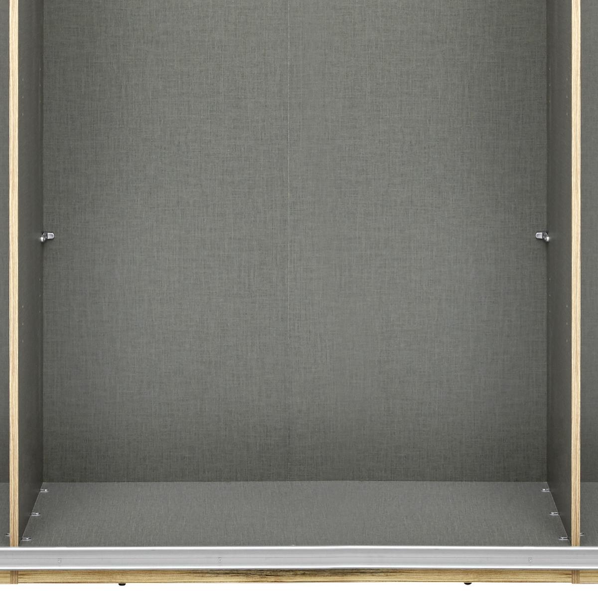 Ormar S Kliznim Vratima Alicante - siva/boje smreke, Moderno, drvni materijal/metal (270/210/60cm) - Modern Living