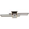 LED-TAKLAMPA FILM - svart, Modern, metall/plast (99,2/69,4/11,5cm) - Mömax