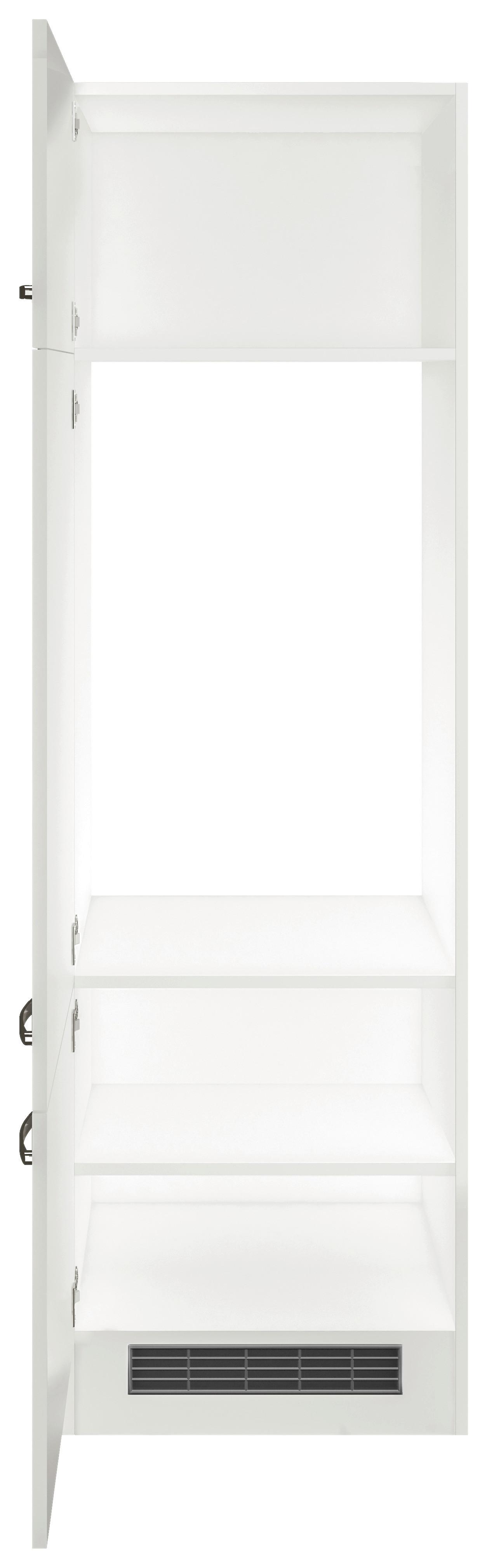 Omara Za Vgradnjo Hladilnika Alba, Bela, Š. 60 Cm - barve nerjavečega jekla/bela, Moderno, kovina/leseni material (60/200/57cm) - FlexWell