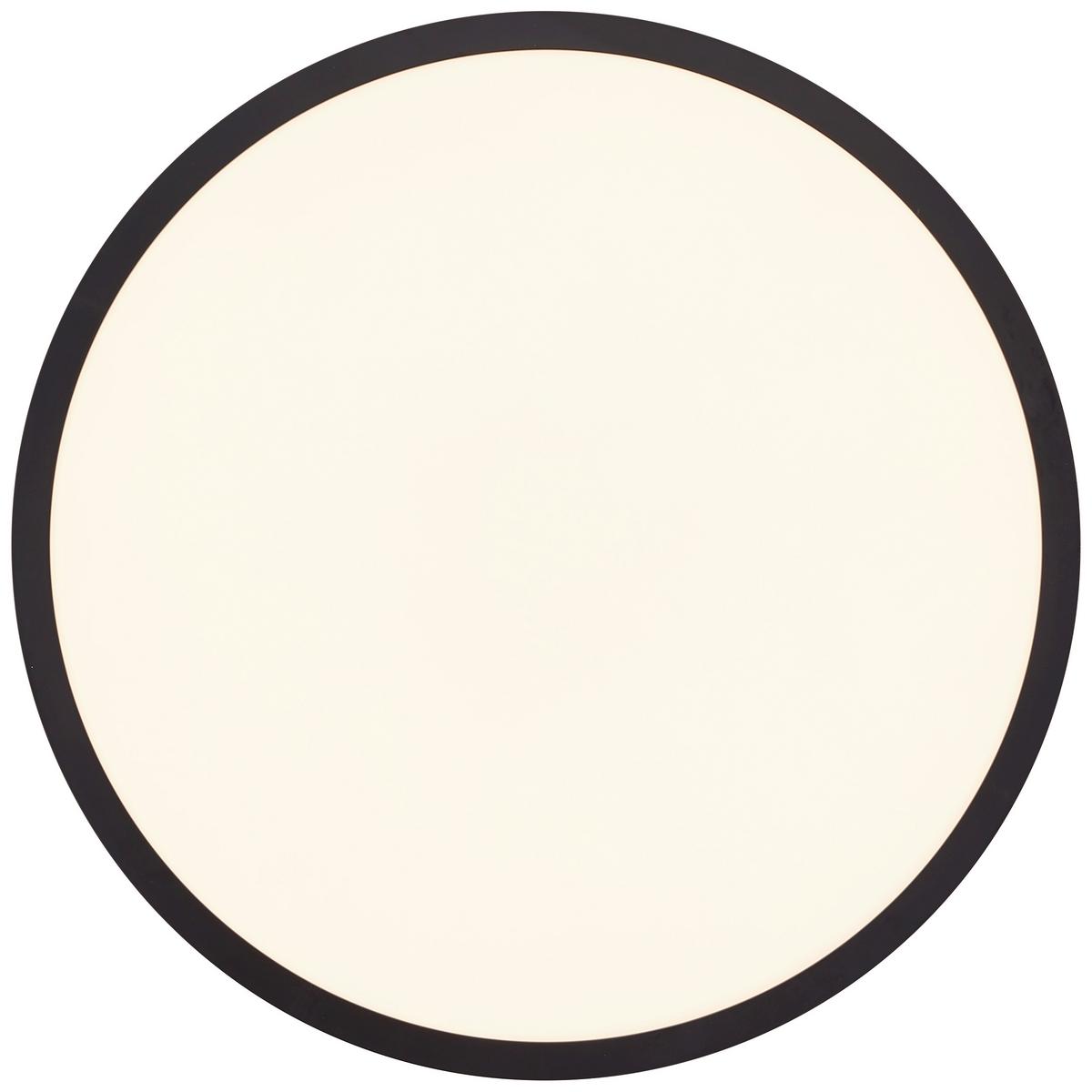 LED-Paneel Tuco Schwarz/Weiß max. 33 Watt - Schwarz/Weiß, Basics, Kunststoff (50/3cm) - Brilliant