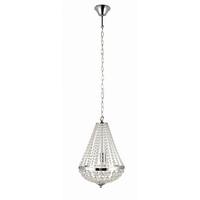 Kronleuchter Gränsö max. 60 Watt - Klar/Chromfarben, Basics, Glas/Metall (30/30/40cm) - Markslöjd