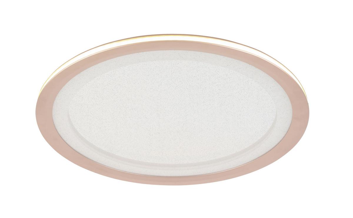 LED Mennyezeti Lámpa Korti - fekete/cappuccino, Modern, műanyag/fém (40/6.1cm) - Modern Living