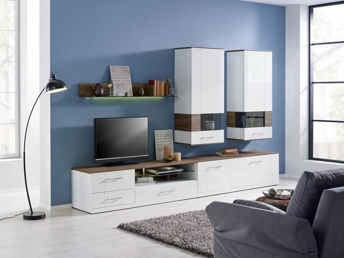 Wandboard in Akaziefarben - Modern, Holz (140/17/22cm) - Premium Living