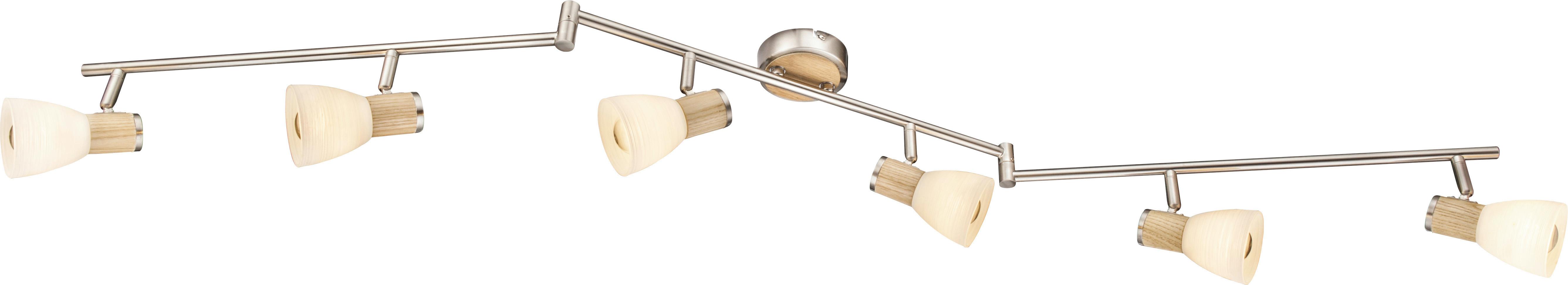 Reflektor Bold - barve niklja, Trendi, kovina/steklo (145/145/18cm) - Globo