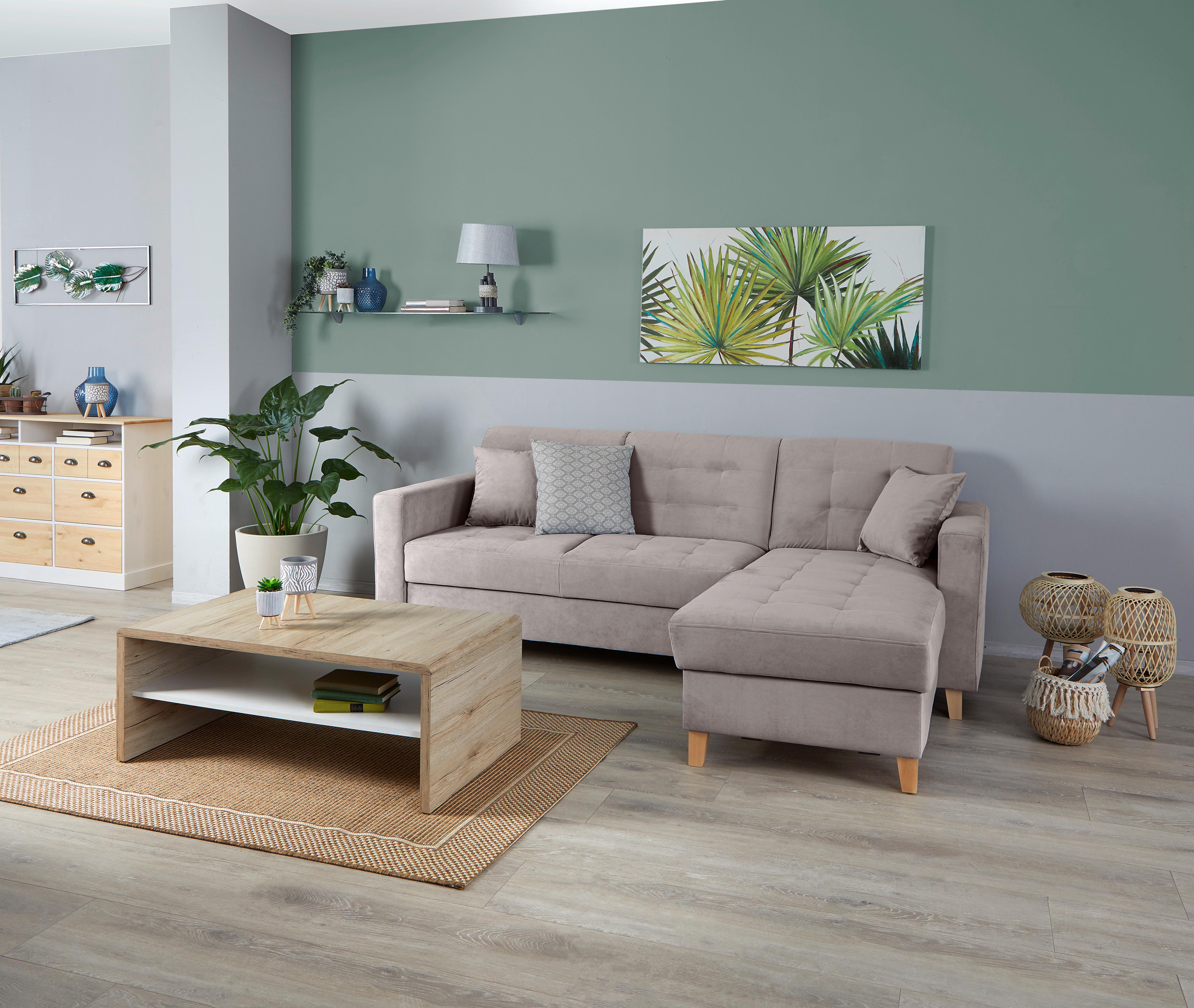 Canapea modulară BERGEN - bej, Design, textil (231/160cm) - Zandiara