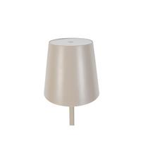 LED-Außenleuchte Ausi Sandfarben max. 4 Watt - Sandfarben, MODERN, Kunststoff/Metall (22/130cm) - Mömax