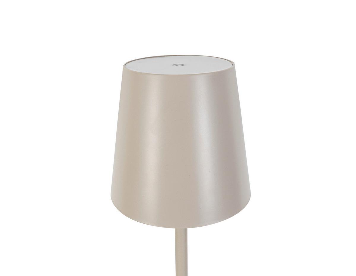 LED-Außenleuchte Ausi Sandfarben max. 4 Watt - Sandfarben, MODERN, Kunststoff/Metall (22/130cm) - Mömax