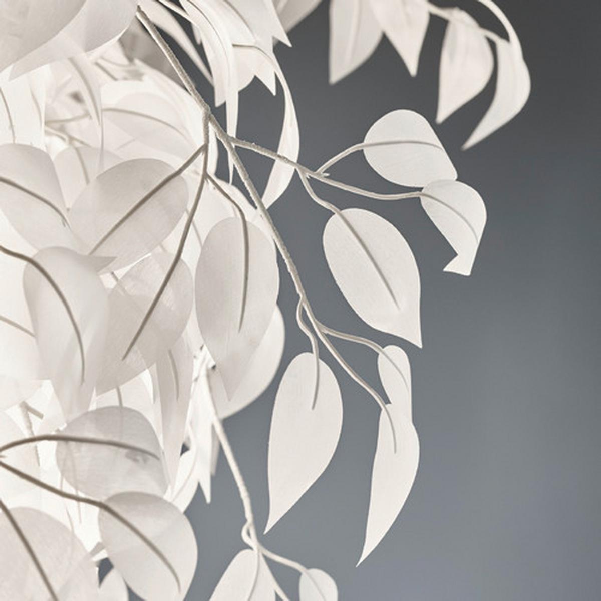 Stehleuchte Leavy Weiss max. 28 Watt - Weiss, Modern, Naturmaterialien/Kunststoff (70/70/180cm) - Mömax