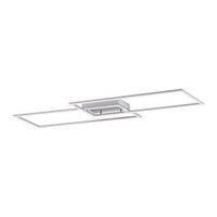 LED-Deckenleuchte Inigo in Chromfarben max. 47 Watt - Chromfarben/Nickelfarben, Design, Kunststoff/Metall (113,20/24,20/6,80cm) - Paul Neuhaus