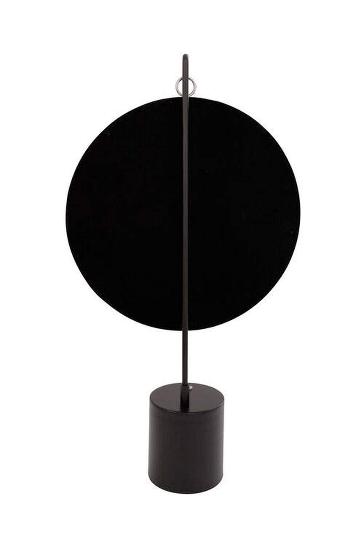 SCHMINKSPIEGEL EVFKD-BLK-SIV - Silberfarben/Schwarz, Lifestyle, Glas/Metall (41/75/14cm) - Kayoom