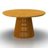 UTEBORD SANJA - teakfärg, Modern, trä (140/76cm) - Bessagi Garden