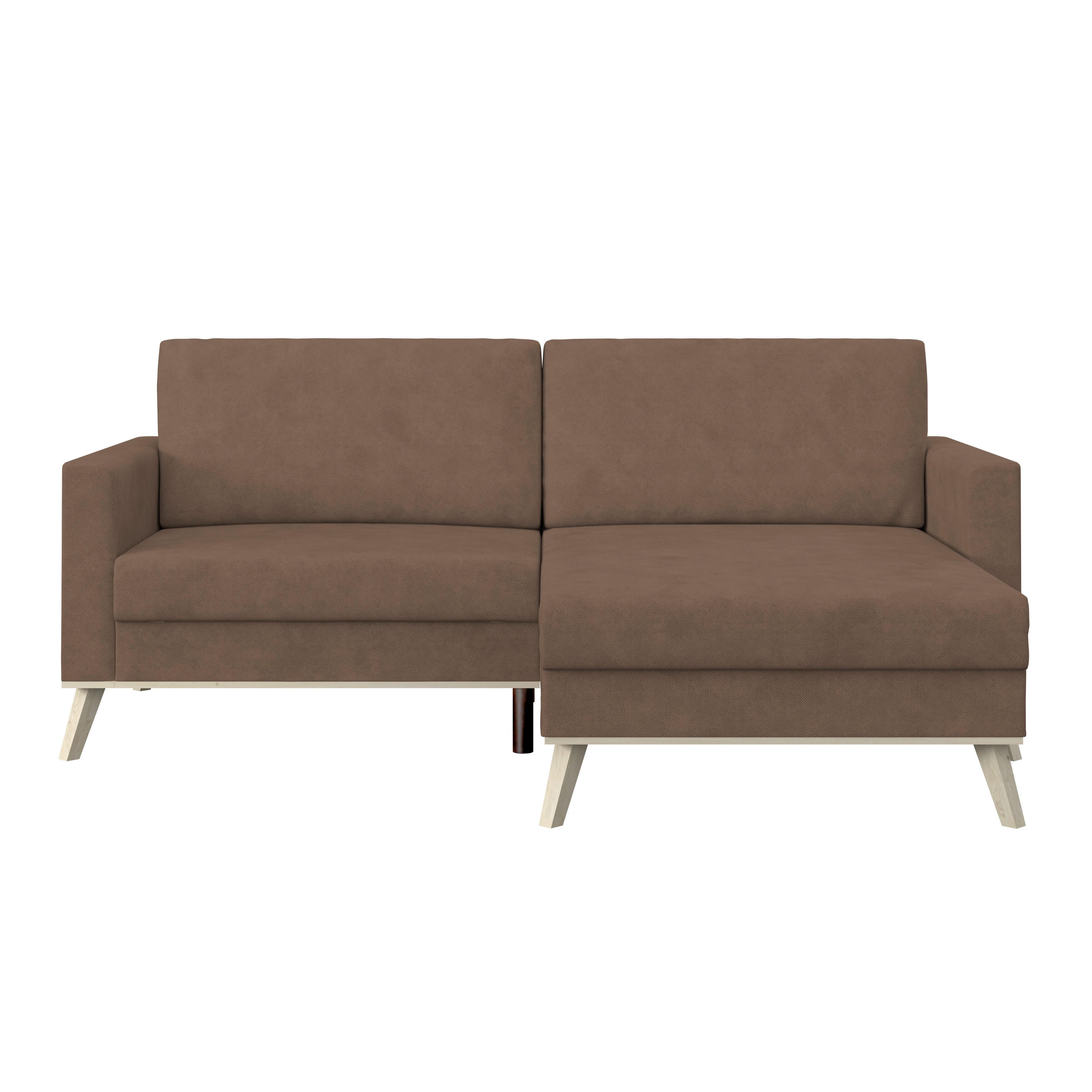 Coltar CARINI - crem/maro deschis, Basics, textil (222/152cm) - Modern Living