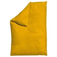Bettdeckenbezug Woven Satin Currygelb ca. 135-140x200cm - Currygelb, Basics, Textil (135-140/200cm) - Schlafgut