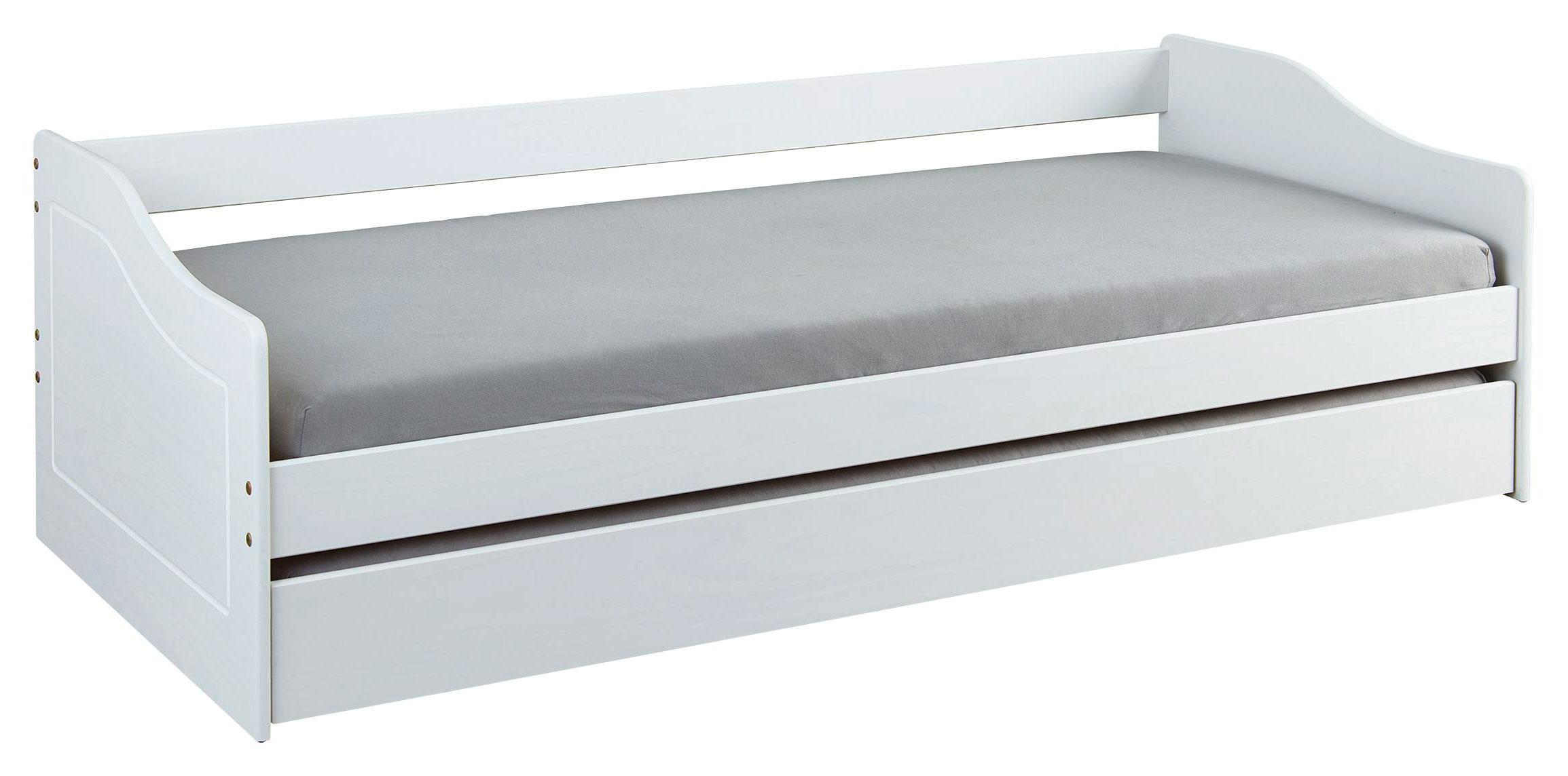 Kinder-/Juniorbett Weiß ca. 90x200cm - Weiß, LIFESTYLE, Holz (208/62/97cm) - Zandiara