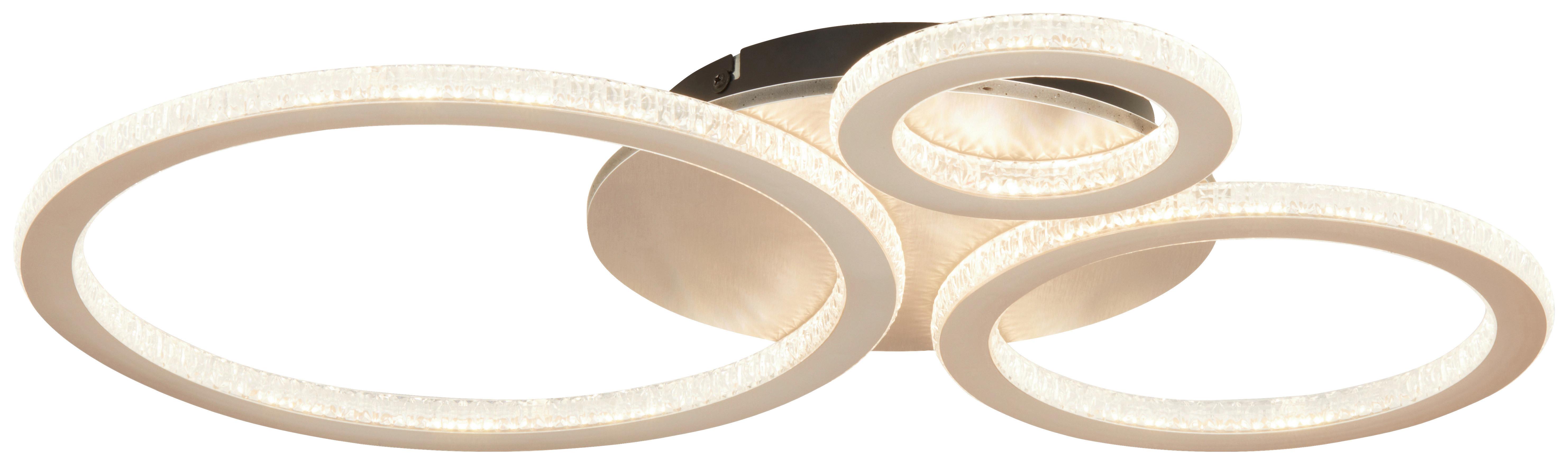 LED-TAKLAMPA RIVO - champagne, Modern, metall/plast (61,5/40/6cm)