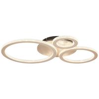 LED-Deckenleuchte Rivo Champagnerfarben max. 40 Watt - Champagner, MODERN, Kunststoff/Metall (61,5/40/6cm)