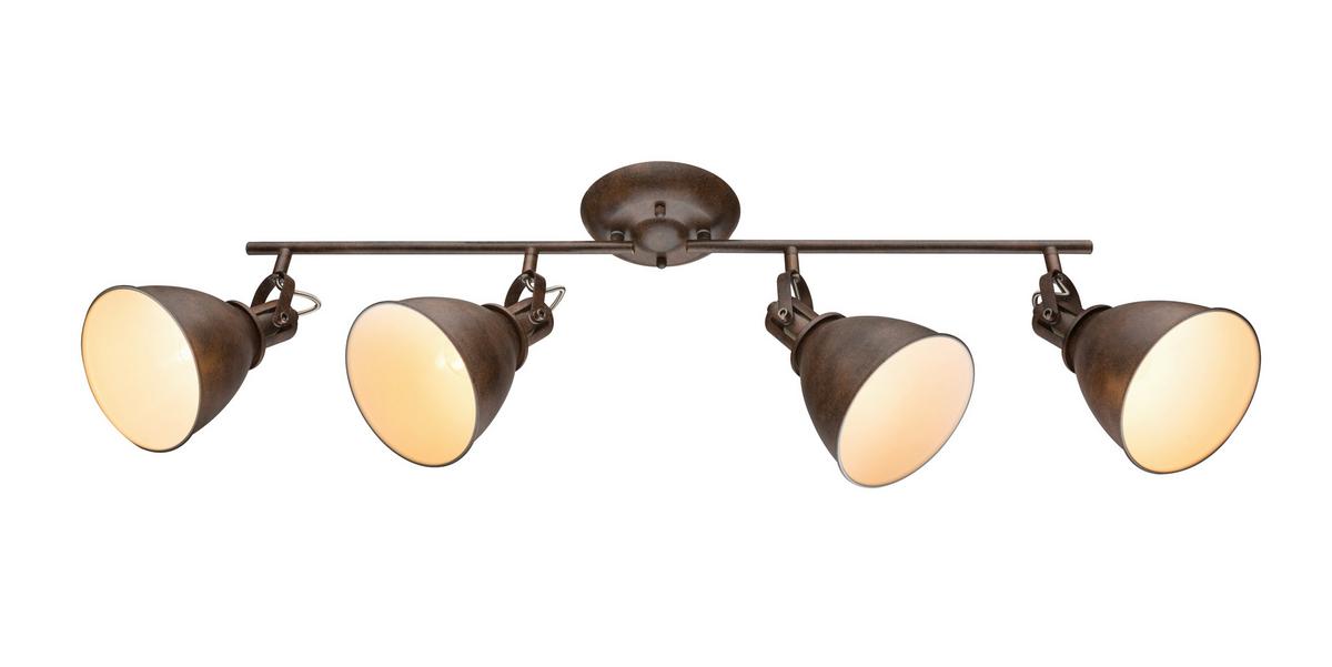 Reflektor Fika - opečnato rjava, Trendi, kovina (80/15/20cm) - Globo