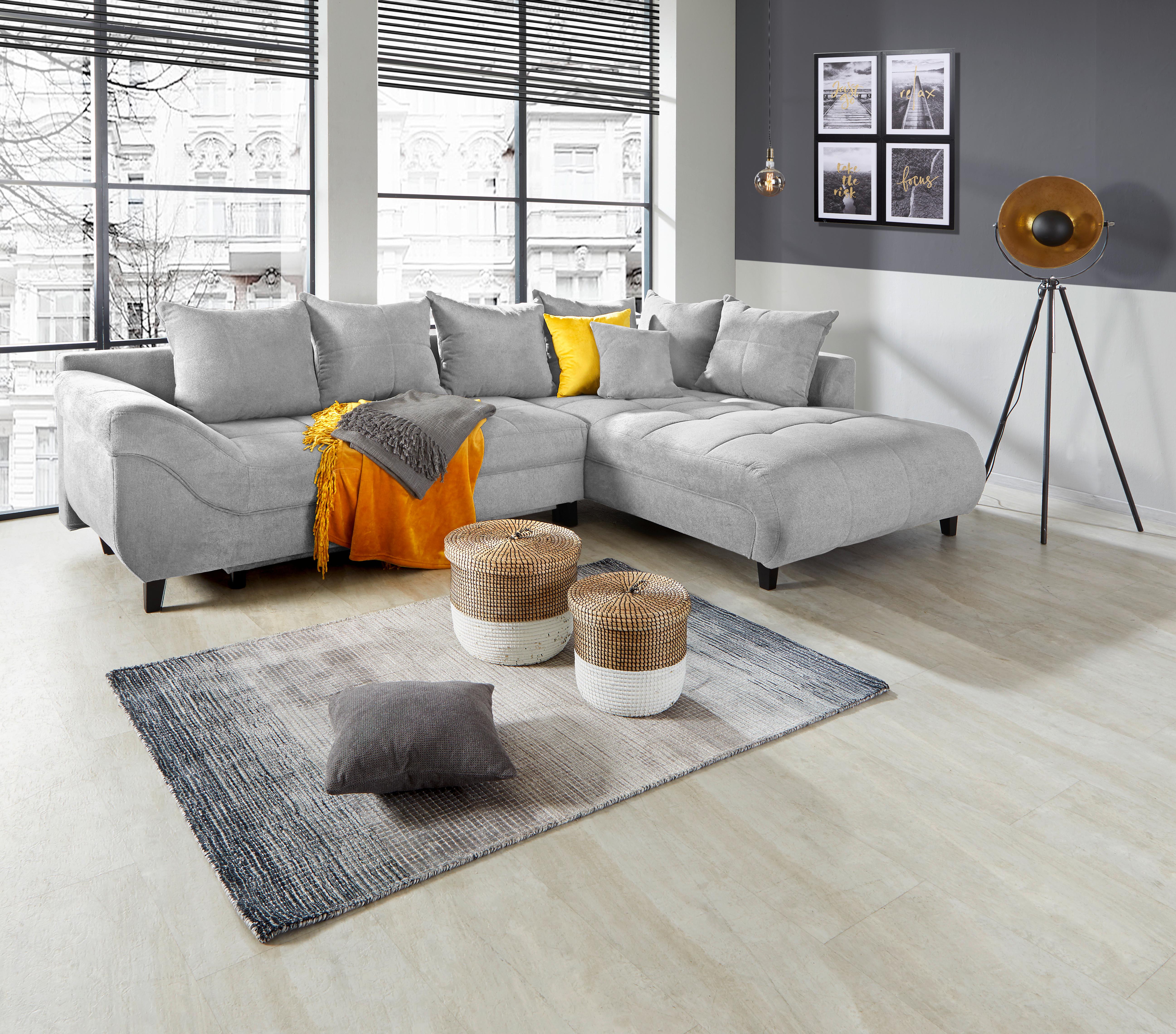 Coltar MENDOZA - argintiu/gri, Design, textil (309/197cm) - Modern Living