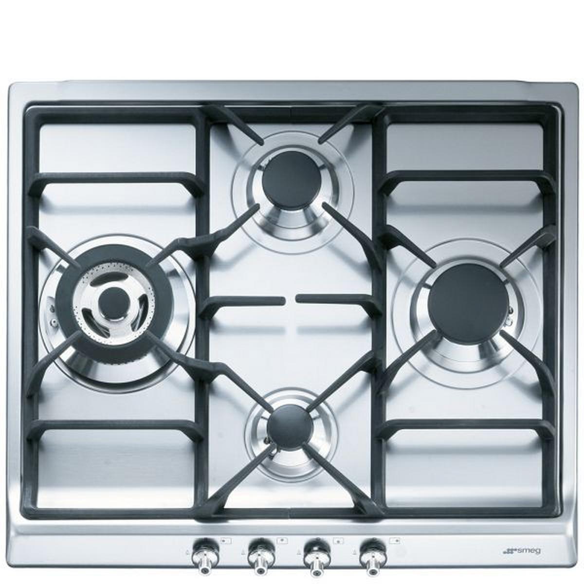 Gaskochfeld SDR60XG3 - Edelstahlfarben (60/50cm) - SMEG