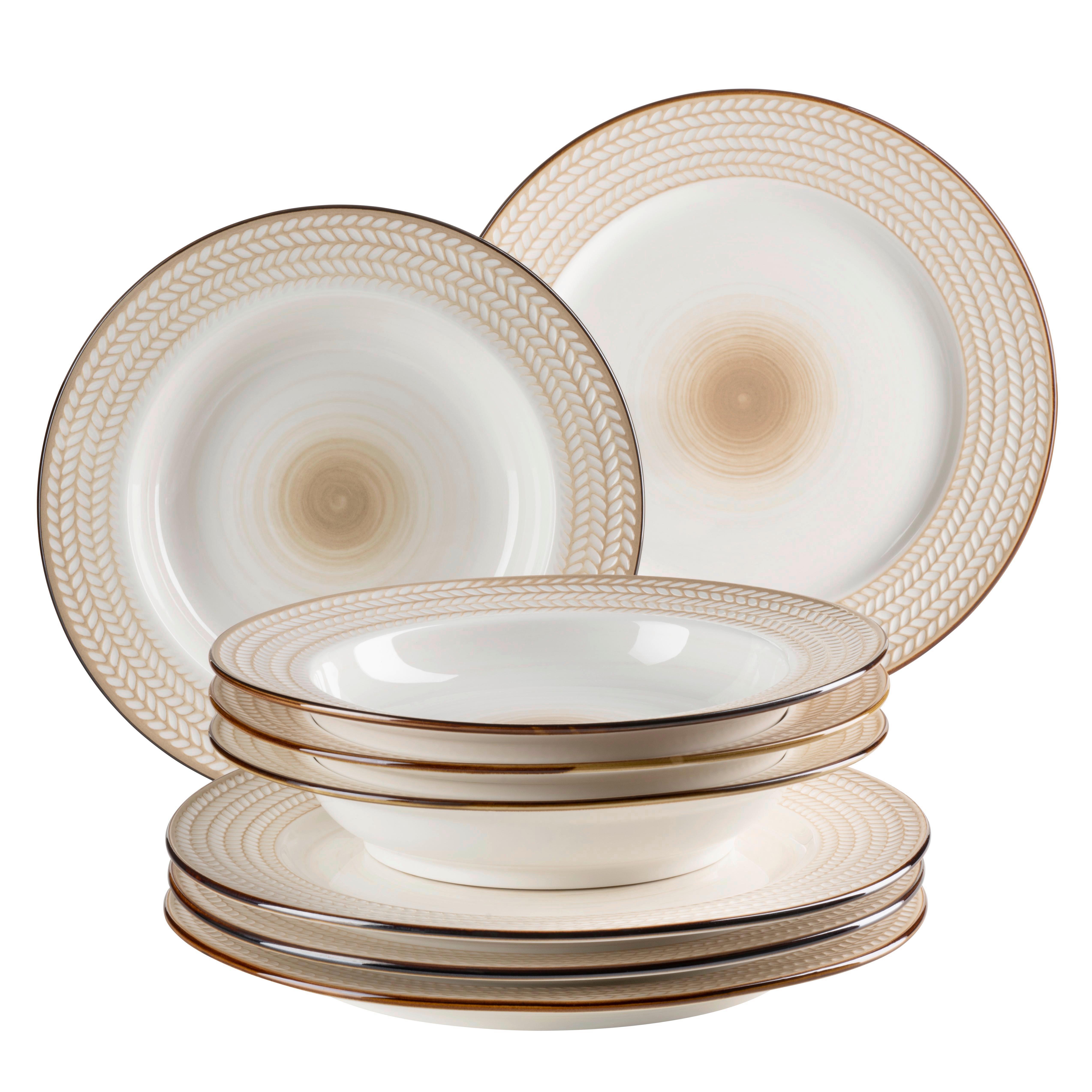 TAFELSERVICE 931943 WEIß POSTSICHER - Weiss, Basics, Keramik (30,5/30,5/22cm) - Mäser