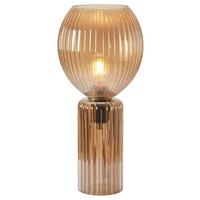 Tischleuchte Toulipa Bernsteinfarben max. 40 Watt - Bernsteinfarben, Basics, Glas (18/18/40cm) - Markslöjd