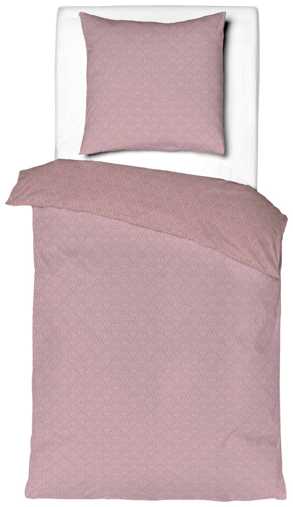 LINGE DE LIT SHELL XXL - mauve, textile (200/210cm) - Mömax