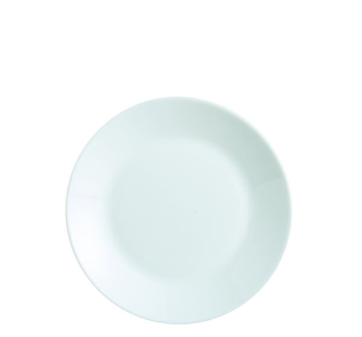 Desszertes Tányér Brigitte - fehér, Romantik / Landhaus, Üveg (18/2,05cm)