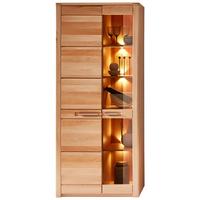 Vitrine Arvid Kernbuche - Kernbuche, KONVENTIONELL, Holz/Holzwerkstoff (85/203/40cm) - Mömax