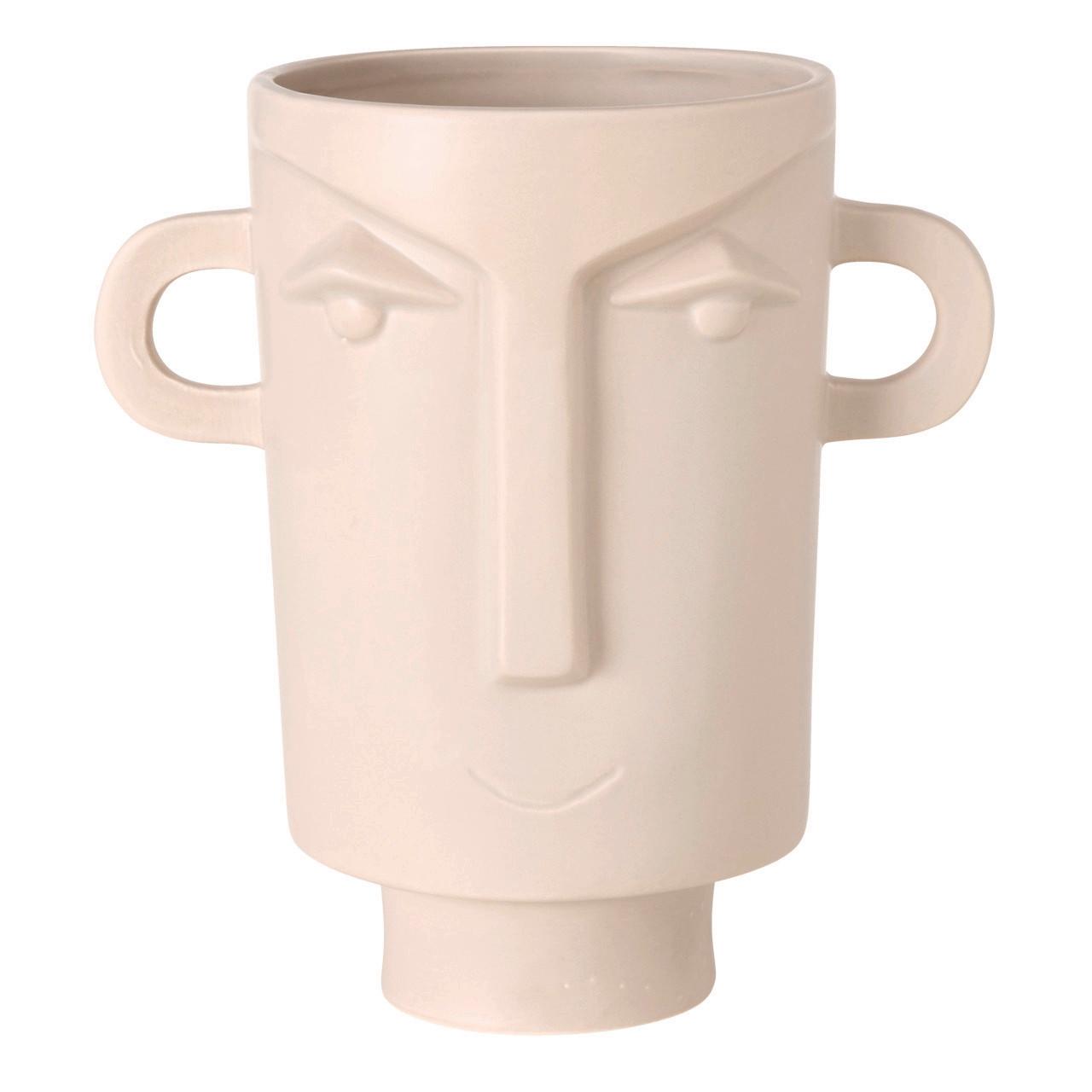 Cvetlični Lonček Brosyo I -Paz- - bež, Moderno, keramika (22/15cm) - Modern Living
