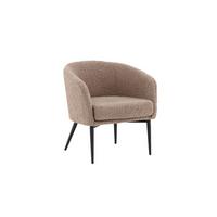 SESSEL FLUFFY - Design, Textil/Metall (83/70/64cm) - Livetastic