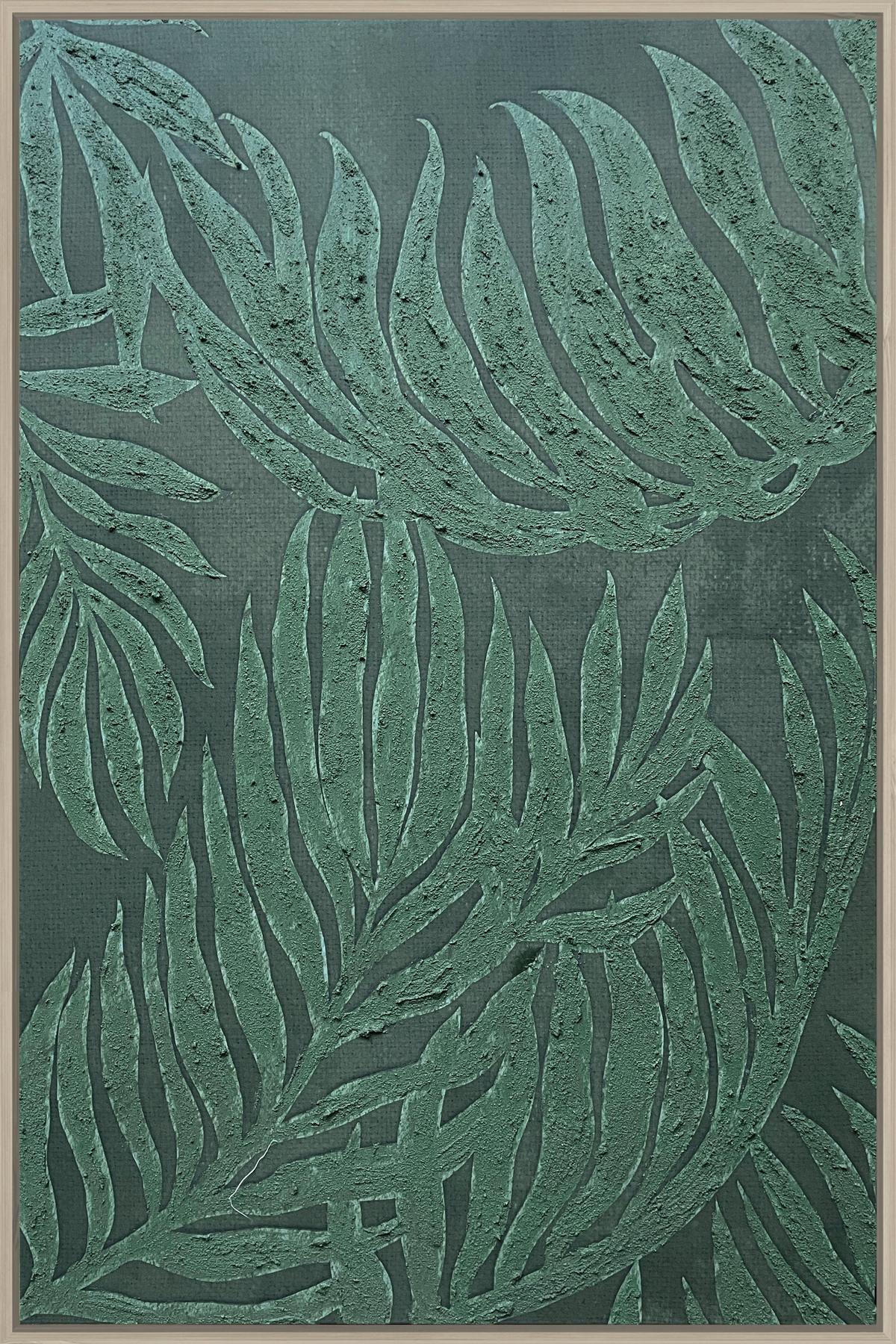 Keilrahmenbild Denise Small Grün ca. 60x90cm - Naturfarben/Grün, MODERN, Holzwerkstoff/Kunststoff (60/90cm) - Mömax
