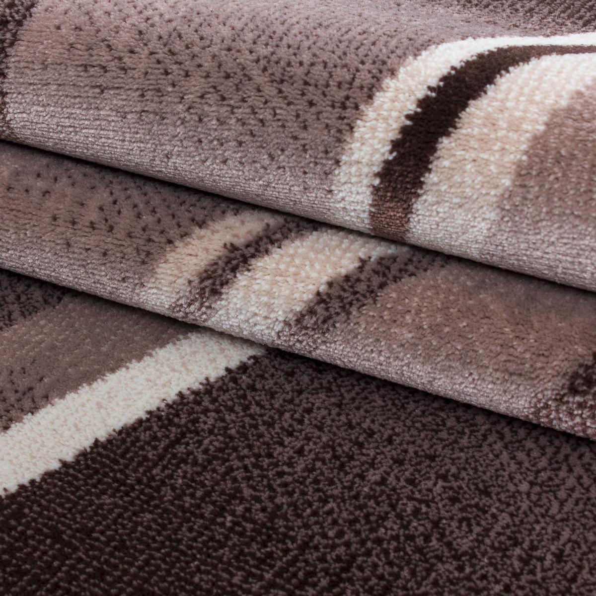 Flachwebeteppich Parma Braun ca. 140x200cm - Braun, Design, Textil (140/200cm) - Novel