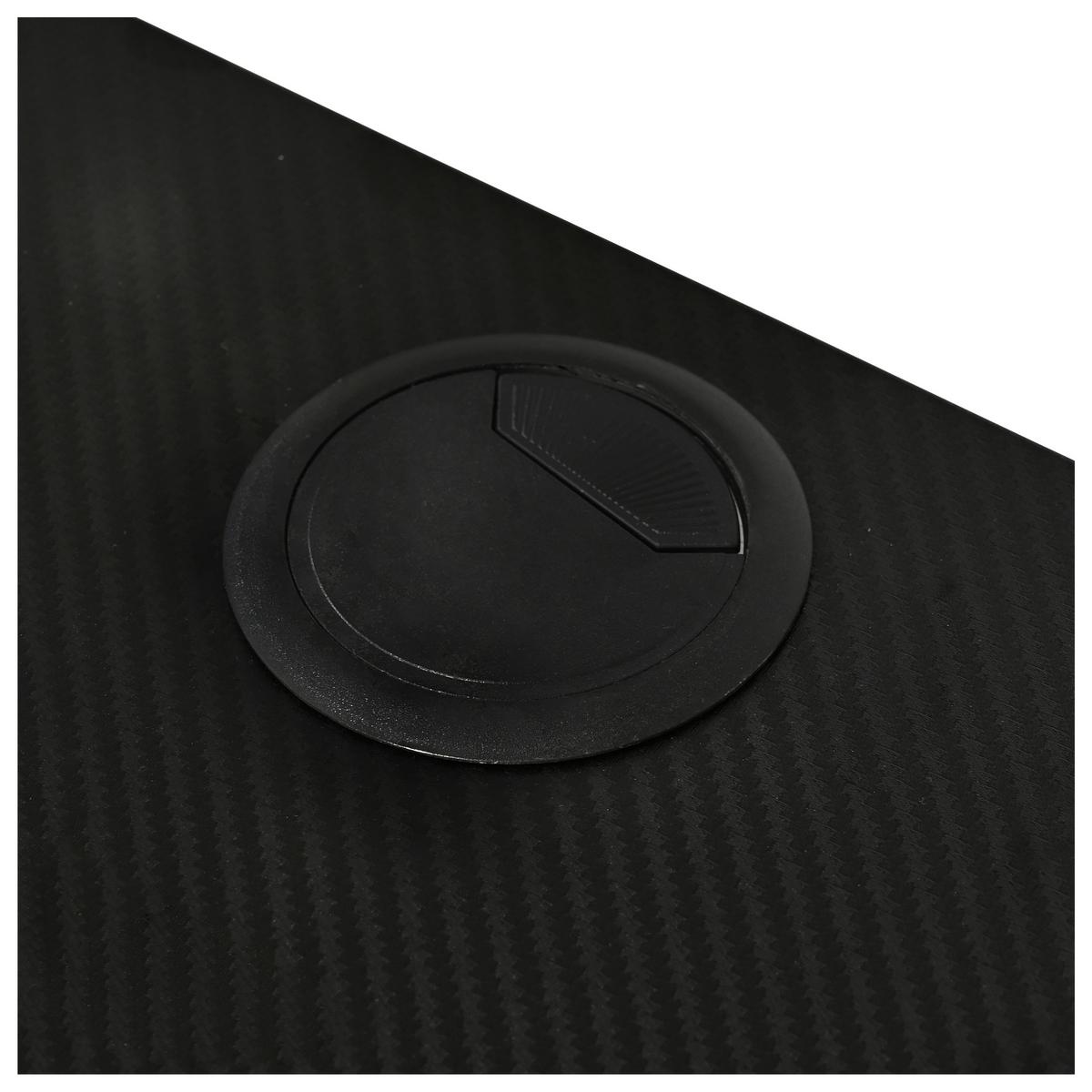 Gaming Miza Gerald, Črna - črna, Trend, kovina/leseni material (120/75/60cm)