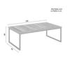 LOUNGEGRUPP SILAS - akaciefärgad/cremefärgad, Modern, metall/trä (130/85/80cm) - Bessagi Garden