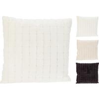 Pernă decorativă cca. 45x45 cm Maira I - alb/gri închis, Basics, textil (40/40cm)