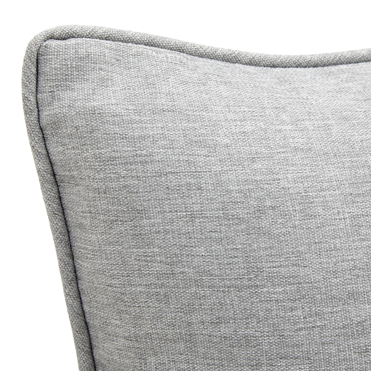 Gartenliege Norah Grau Outdoorstoff/Metall/Kunststoff - Grau, MODERN, Kunststoff/Textil (180/51/87cm) - Bessagi Garden