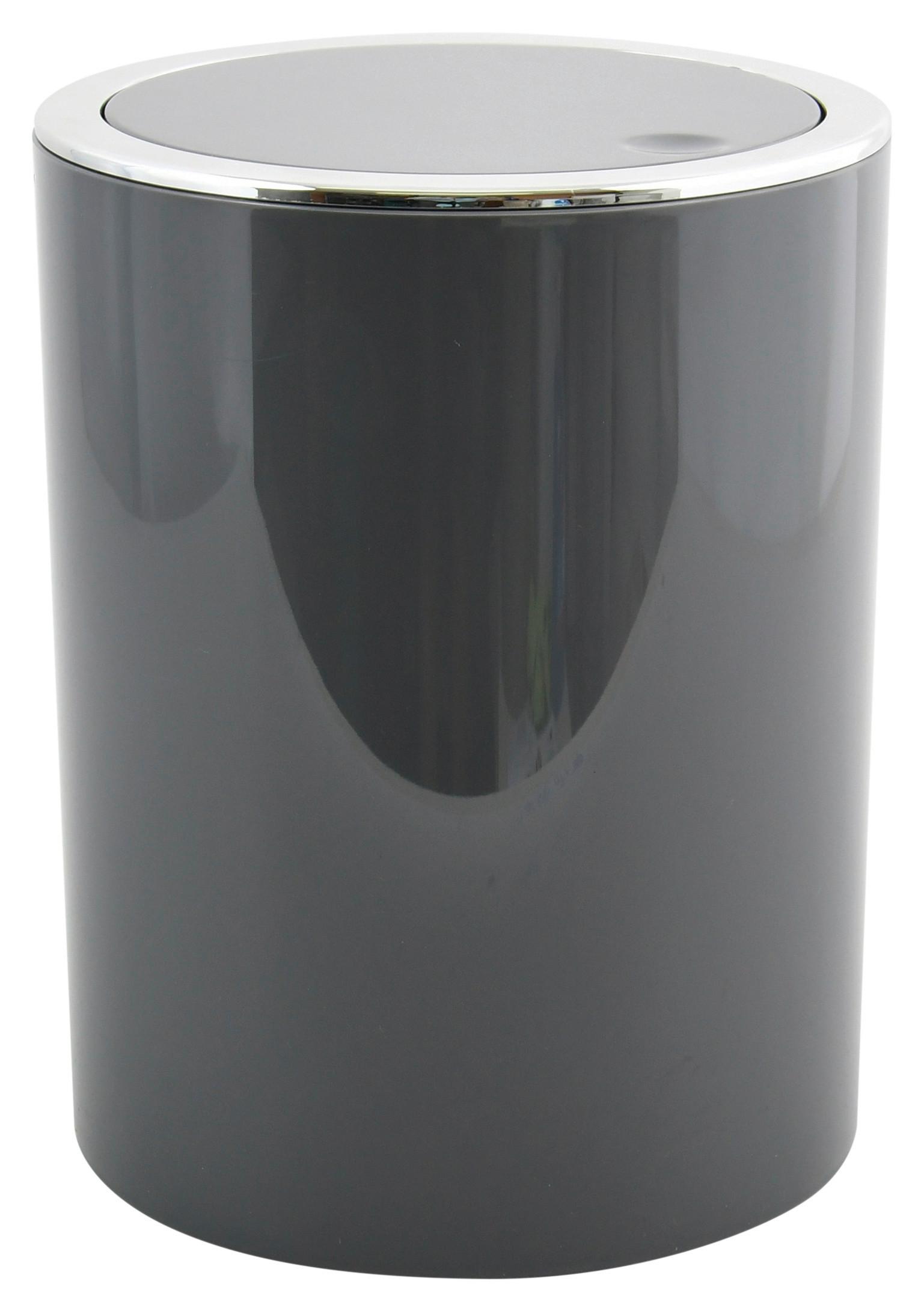 Abfalleimer 145200 Kamaka - Grau, Konventionell, Kunststoff (19/24,2cm) - Spirella