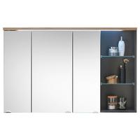 Spiegelschrank Memphis Grau - MODERN, Glas/Holzwerkstoff (110/70/22cm) - Mömax