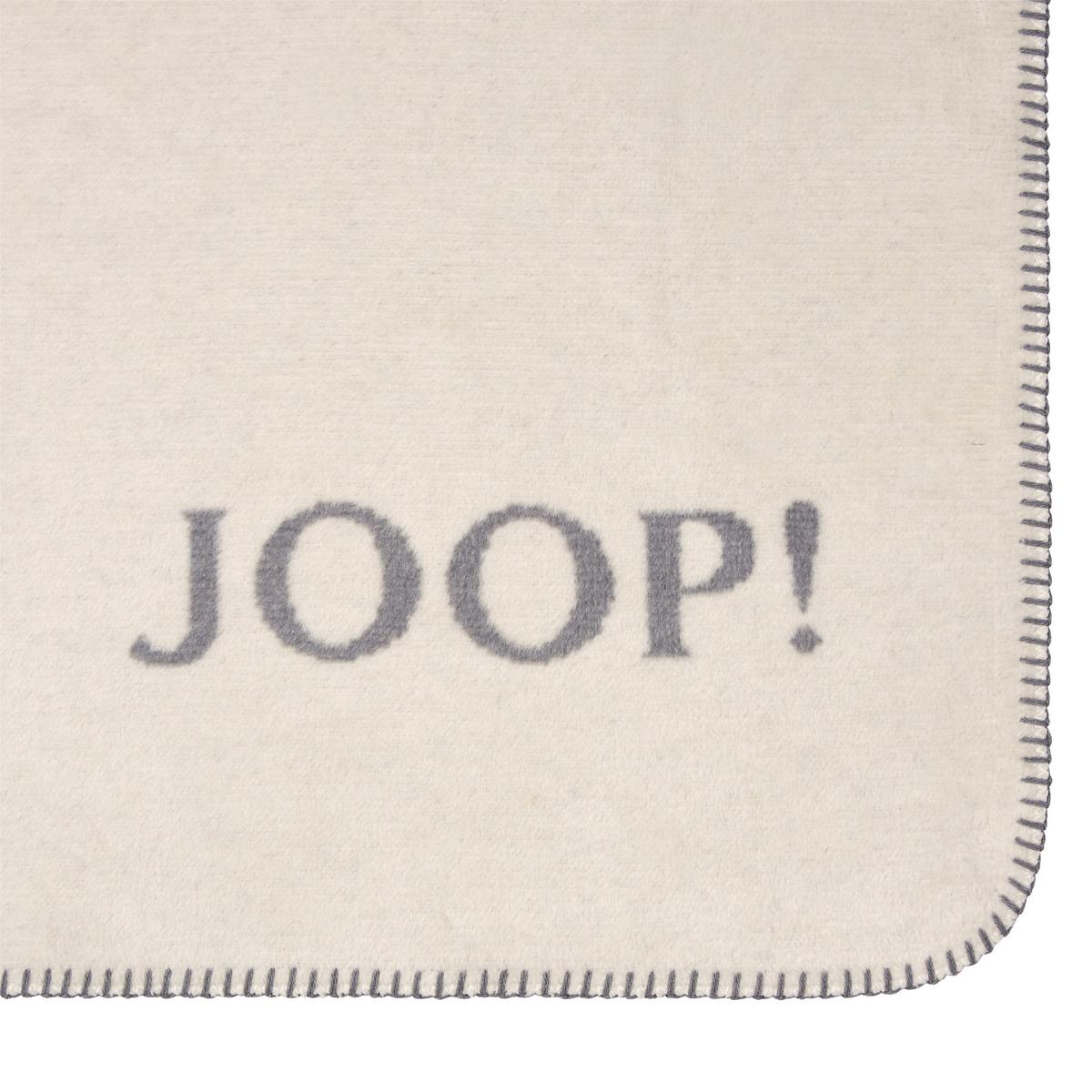 KOC DOMOWY JOOP! MELANGE-DOUBLEFACE - kolor naturalny/jasnoszary, Design, tkanina (150/200cm) - Joop!