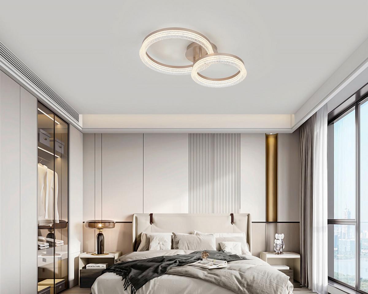 LED-Deckenleuchte Martin Cappuccino max. 30 Watt - Cappuccino, MODERN, Kunststoff/Metall (41,5/62/14,5cm) - Mömax