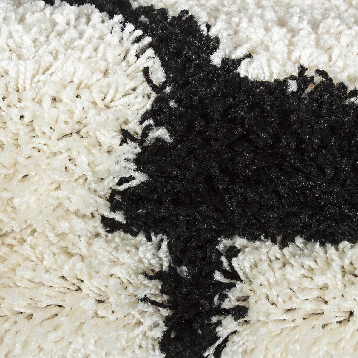 Kinderteppich Fun Schwarz/Weiß Ø ca. 100cm - Schwarz, Trend, Textil (100cm) - Ben'n'jen
