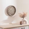 VÄGGKLOCKA CALMO - Beigebraun, glas/plast (30,5/4,3cm) - Mömax