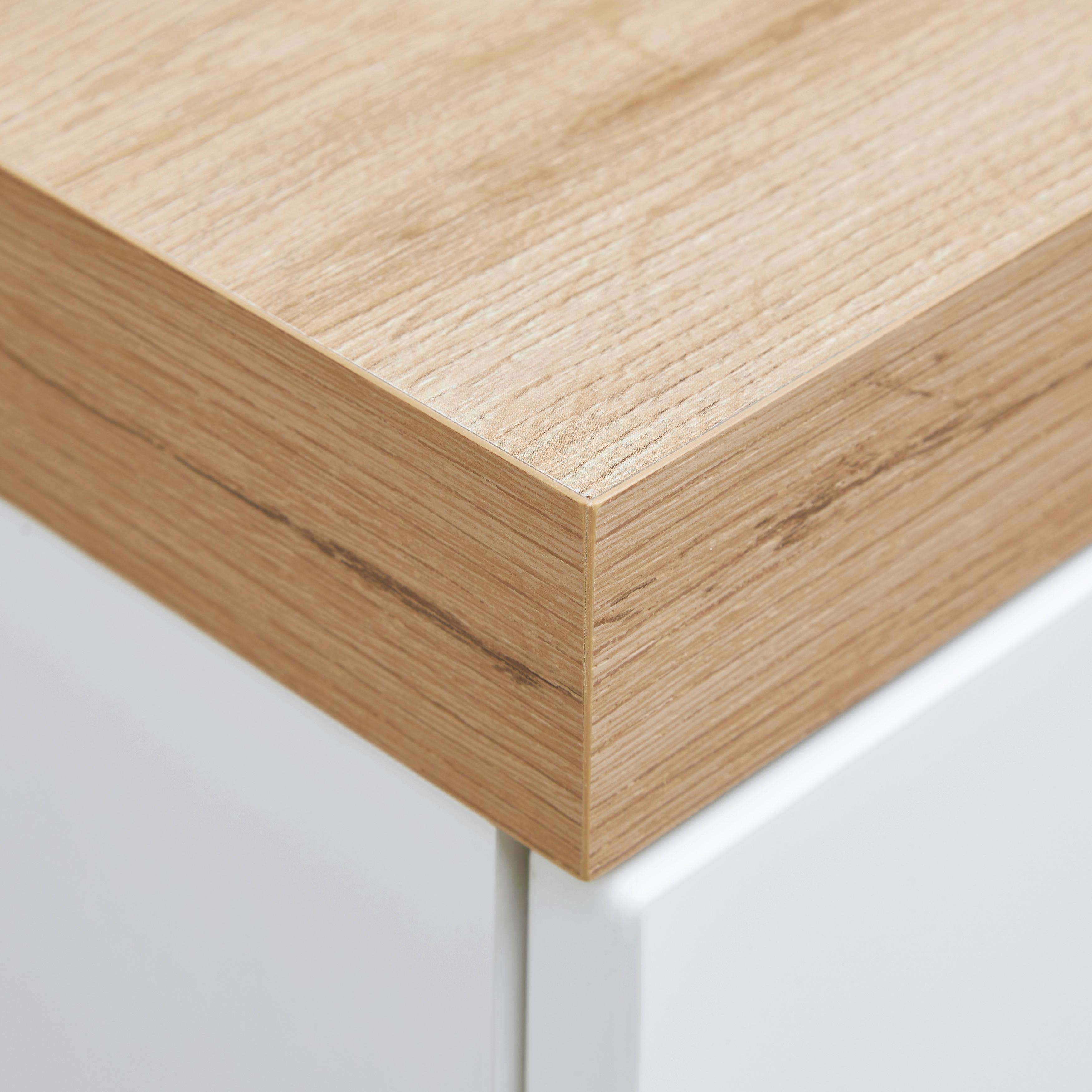 BYRÅ NICO -EXKLUSIV- - Modern, trämaterial/plast (138/91/40cm) - Mömax