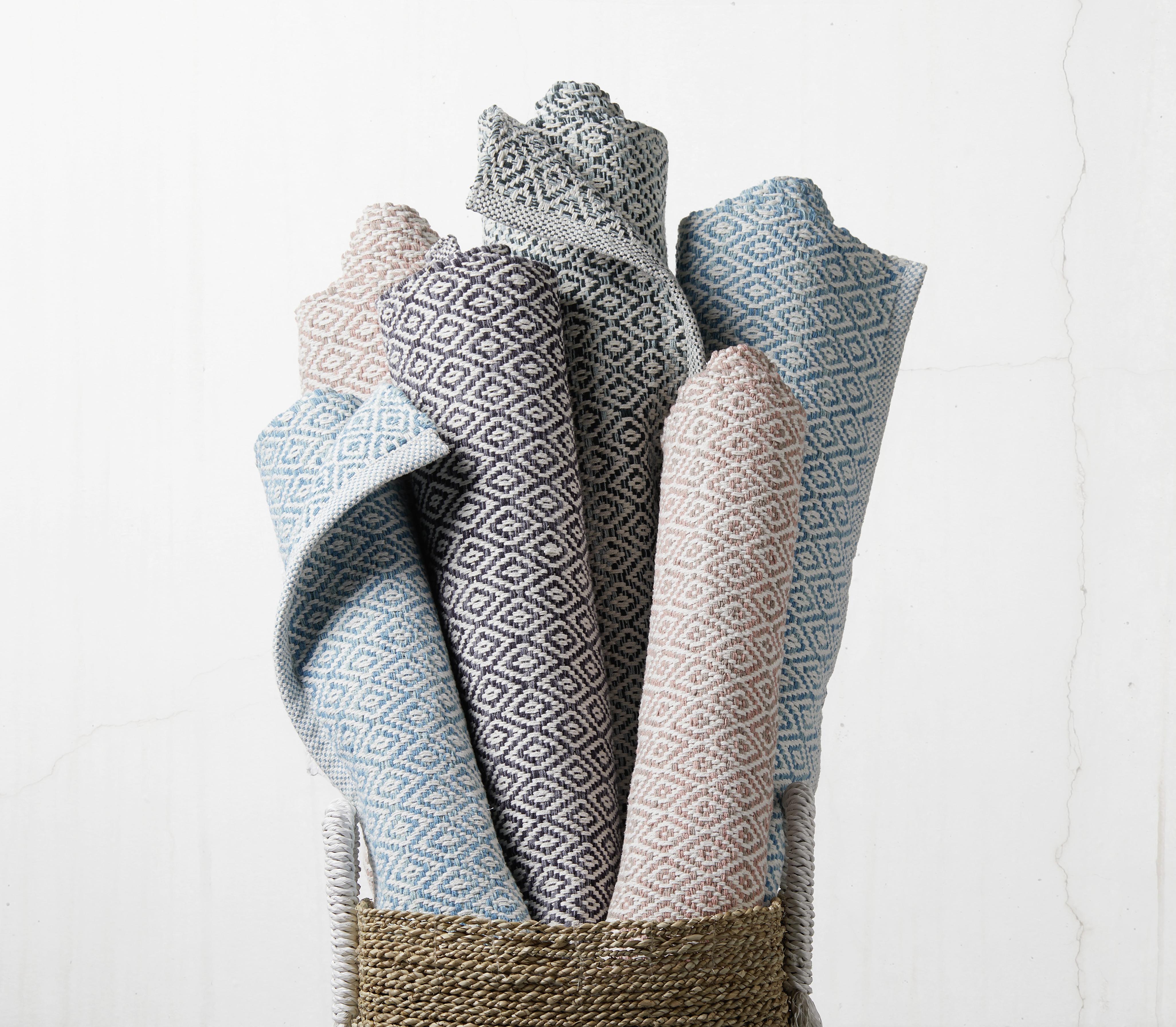 HANDVÄVD MATTA CAROLA 2 - rosa, Basics, textil (80/150cm) - Modern Living