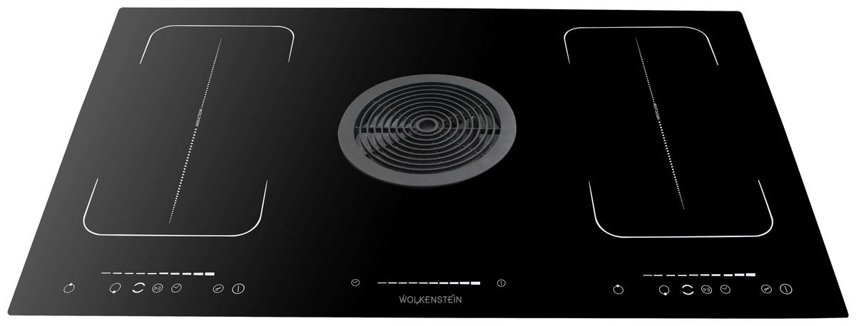 Induktionskochfeld IN4-DA-2FZA Schwarz - Schwarz, Basics, Glas (90/24,5/52cm) - PKM