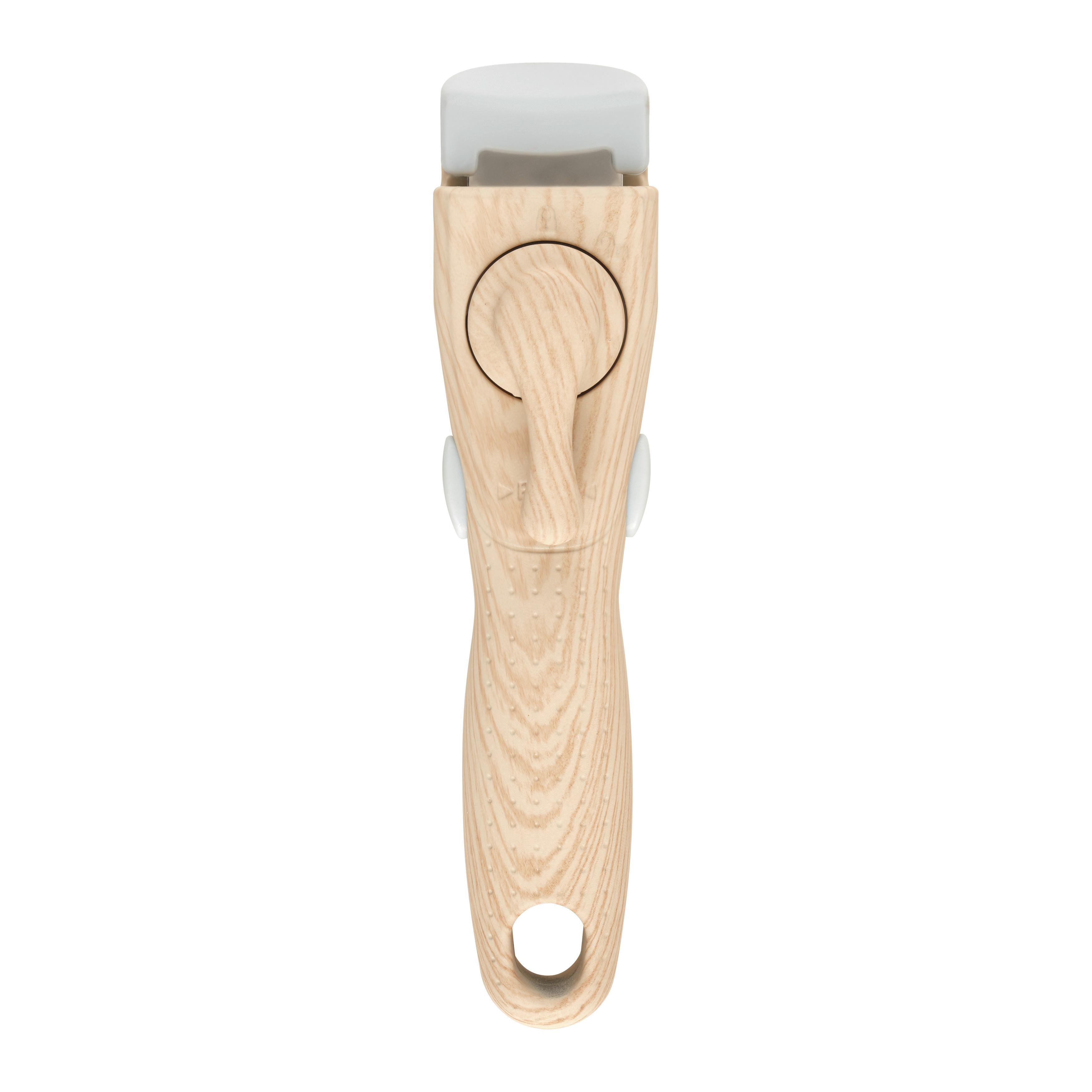 HANDTAG TILL STEKPANNA CLICK & COOK - WOOD - brun, Klassisk, metall/plast (19/4,8/5,5cm) - Mömax