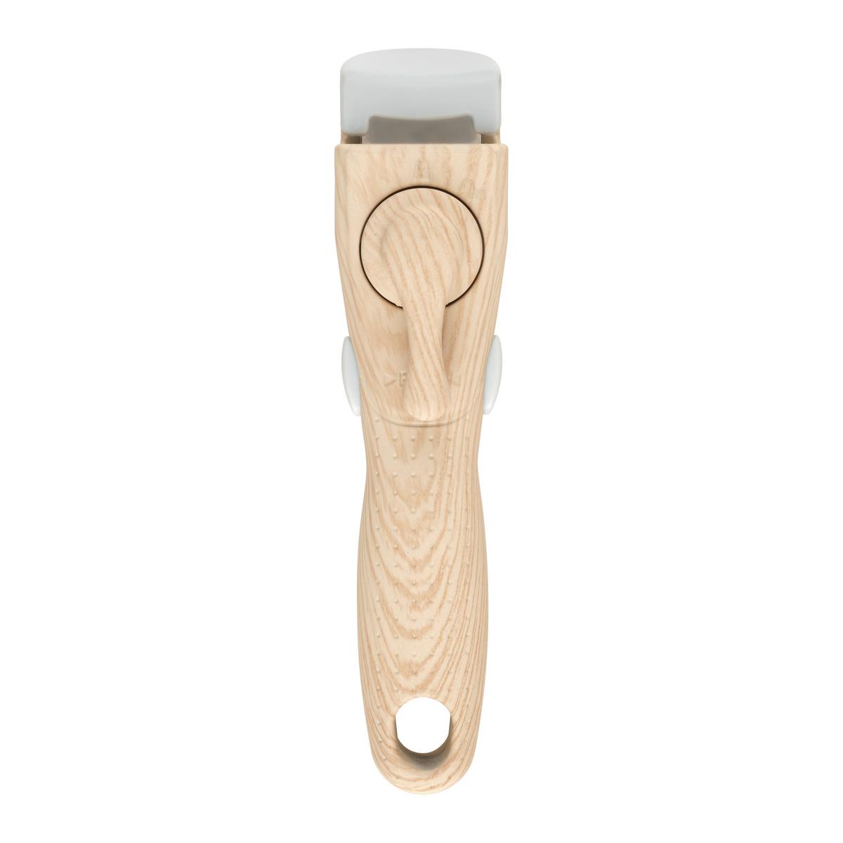 Mâner pentru tigaie Click&Cook Wood - maro, Konventionell, plastic/metal (19/4,8/5,5cm) - Mömax