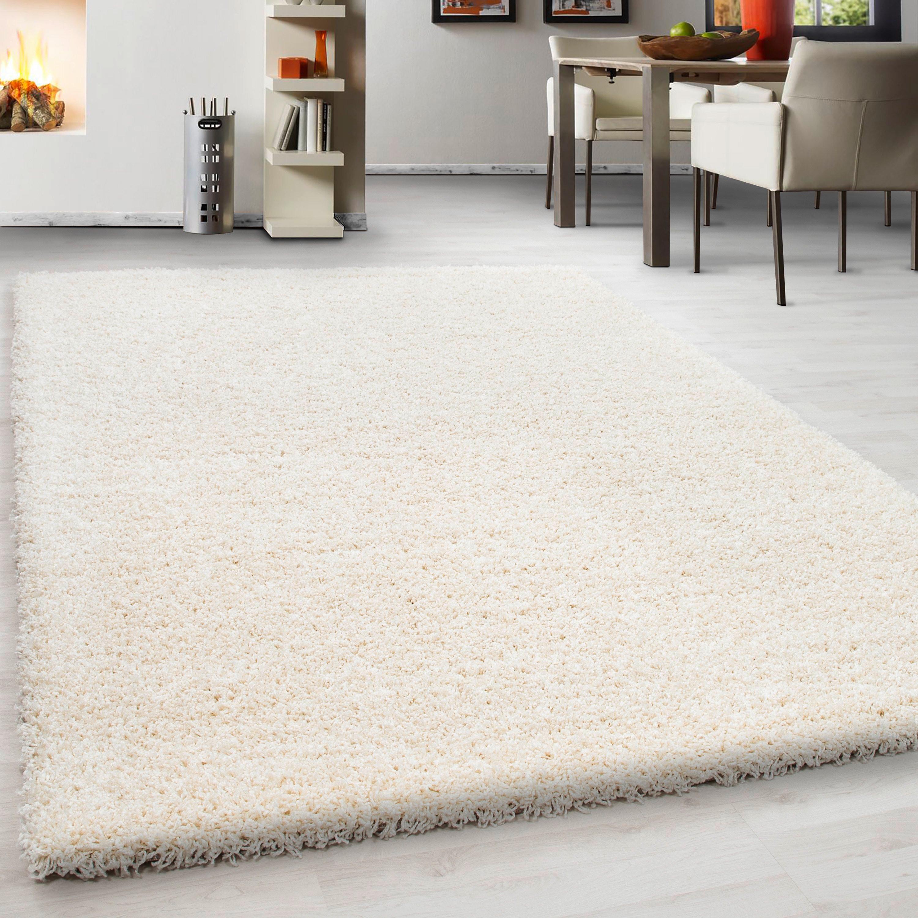 Preproga Z Visokim Florom Life, Krem, 60x110cm - krem barve, Konvencionalno, tekstil (60/110cm) - Novel